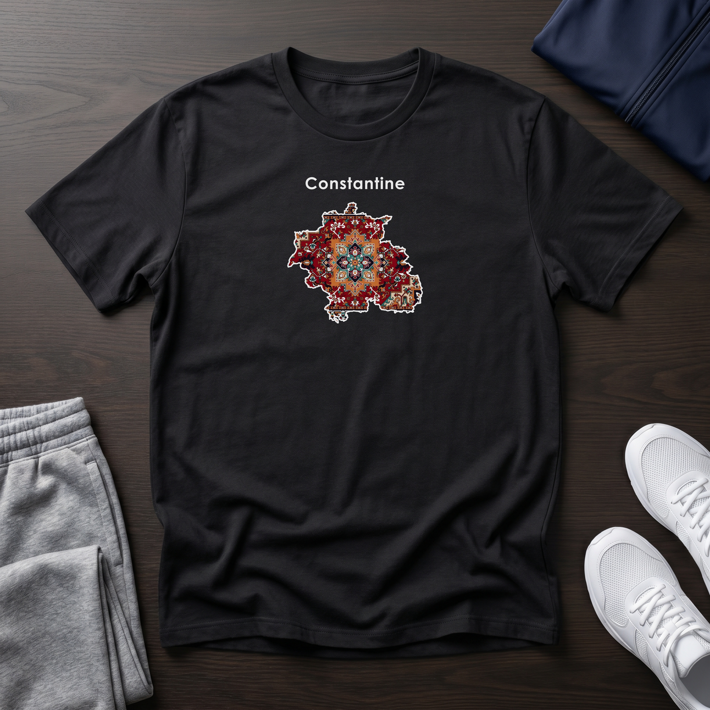 №52 - Constantine Mandala Tshirt 100% coton