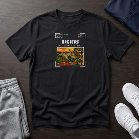 №54 - Algiers Retro Tshirt 100% coton