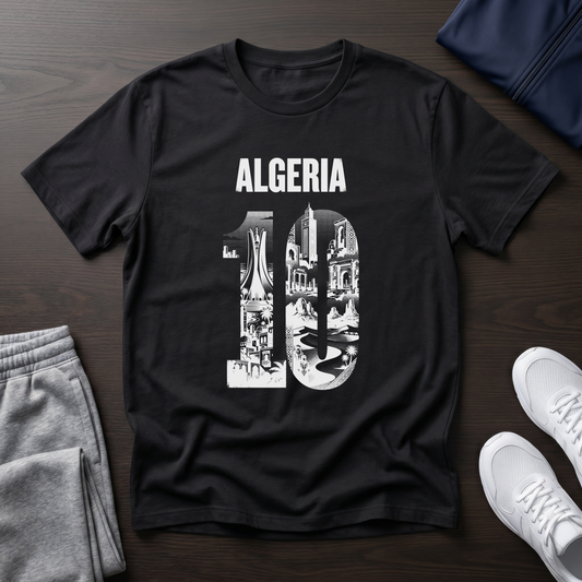 №57 - Algeria №19 Tshirt 100% coton