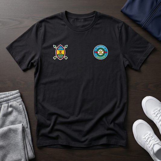 №65 - Tribal Patch Tshirt 100% coton